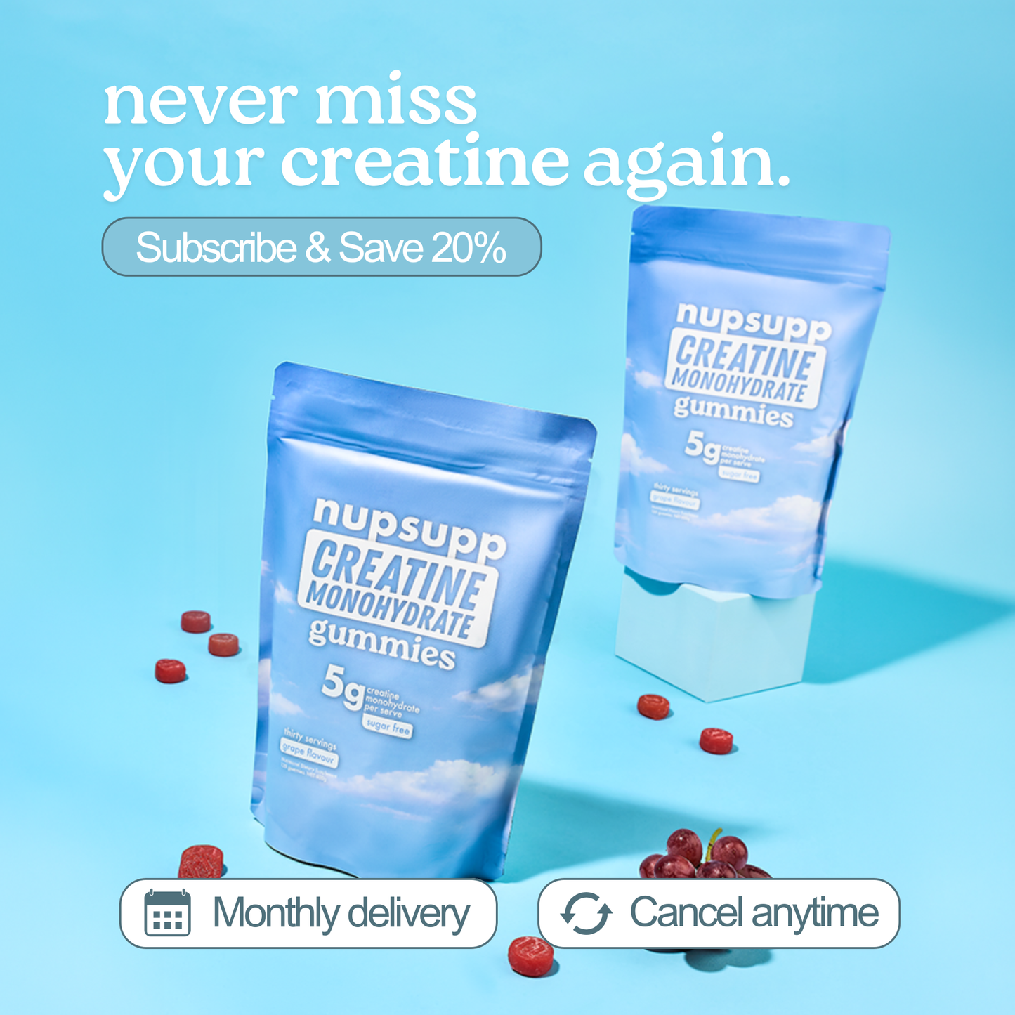 Creatine Monohydrate Gummies