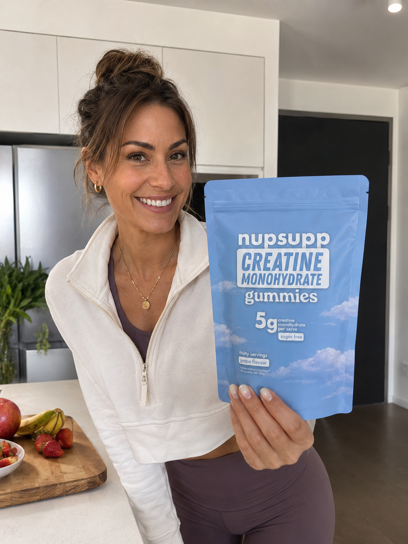Amy with nupsupp creatine monohydrate gummies